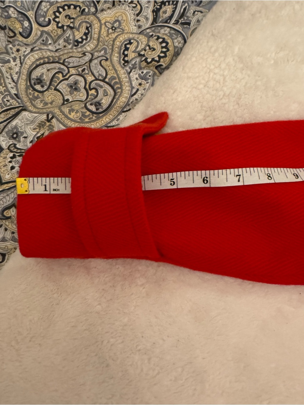 Beautiful red mid-weight Talbots jacket. Exceptional Used Condition, size 16. - Picture 12 of 12